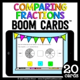 Comparing Fractions - 20 Task Cards - Boom Learning℠