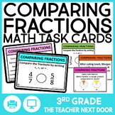 3rd Grade Comparing Fractions Task Cards - Comparing Fract