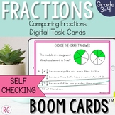 Fractions Boom Cards Comparing Fractions Word Problems