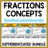 4th Grade Comparing, Decomposing, and Equivalent Fractions BUNDLE
