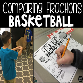 Preview of Comparing Fractions Basketball Game