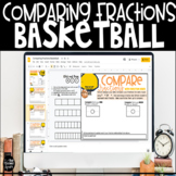 Comparing Fractions Basketball Digital Activity for Distan