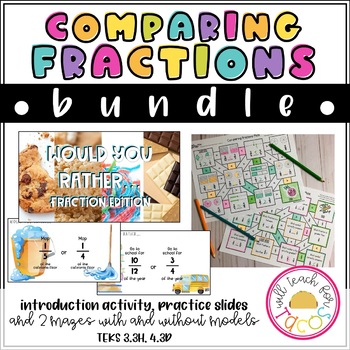 Preview of Comparing Fractions Bundle