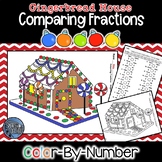 Comparing Fractions Christmas Gingerbread Math Activity