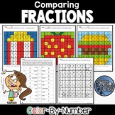 Comparing Fractions Color by Number