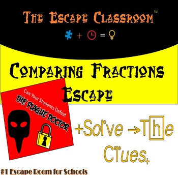 Preview of Comparing Fractions Escape Room | The Escape Classroom