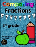 Comparing Fractions FREEBIE (3rd grade)