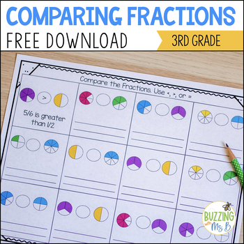 Preview of Comparing Fractions Free Download