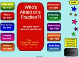 Comparing Fractions Game!  SMARTBoard Notebook