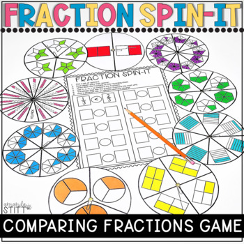 Preview of Comparing Fractions Game | Unlike and Like Denominators