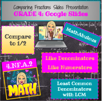 Preview of Comparing Fractions Google Slides Presentation