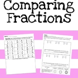 Comparing Fractions Independent Practice and Formative Assessment