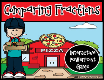 Preview of Comparing Fractions ~ Interactive PPT Game