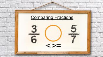 Preview of Comparing Fractions Interactive Powerpoint