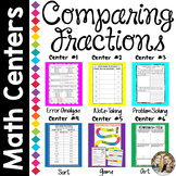 Comparing Fractions Math Centers 