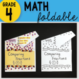 Math Doodle - Comparing Fractions ~ INB Foldable Notes ~