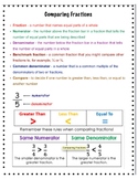 Comparing Fractions Notes