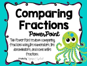 Preview of Comparing Fractions PowerPoint