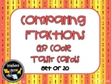 Comparing Fractions QR Code Task Cards - set of 20