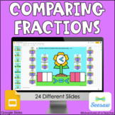 Comparing Fractions | Spring Theme | Google Slides & Seesaw