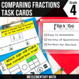 Comparing Fractions Task Cards 4th Grade Math Centers