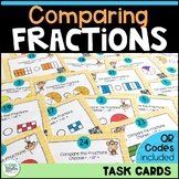 Comparing Fractions Task Cards Print & Digital Activity - 