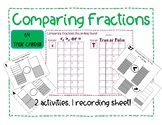 Comparing Fractions Task Cards with Recording Sheet