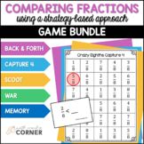 Comparing Fractions Using Strategies Games Bundle