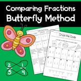 Comparing Fractions Using the Butterfly Method Worksheets