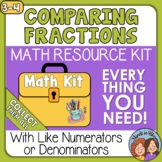 Comparing Fractions using Models, Number Lines, & more - 3