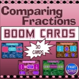 Comparing Fractions with Unlike Denominators Boom Cards
