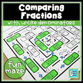 Comparing Fractions with Unlike Denominators Worksheet