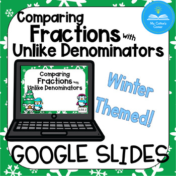 Preview of Comparing Fractions with unlike denominators - Google Slides - Fraction Math
