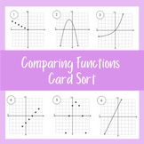 Comparing Functions Card Sort (10 Graphs; 4+ ways!)