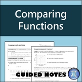 Comparing Functions Guided Notes│8th Grade Math