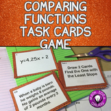 Comparing Functions Activity with Task Cards