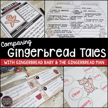 Preview of Gingerbread Baby & The Gingerbread Man - Compare and Contrast Folktales