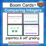 Comparing Integers Digital Interactive Boom Cards Distance