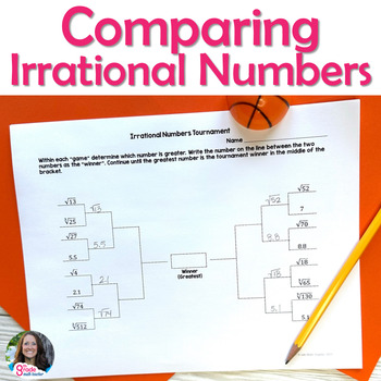 Preview of Comparing Irrational Numbers Tournament Worksheet