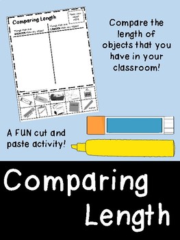 Preview of Comparing Length - A Measurement Activity - Math Center