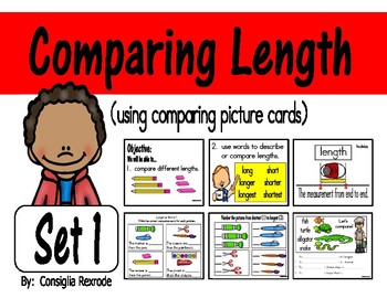 Preview of Comparing Length Center Activities
