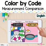 Comparing Length & Height | Color by code | Boom Cards