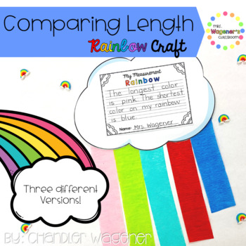 Preview of Measurement Craft - Comparing Lengths - Rainbow