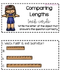 Comparing Lengths Task Cards