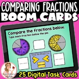 4.NF.2 Comparing Like and Unlike Fractions BOOM Cards | Di