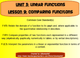 Comparing Linear Functions (Math 1)