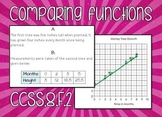 Comparing Linear Functions in Multiple Representations Worksheet