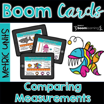 Preview of Comparing Measurements BOOM Cards | Distance Learning