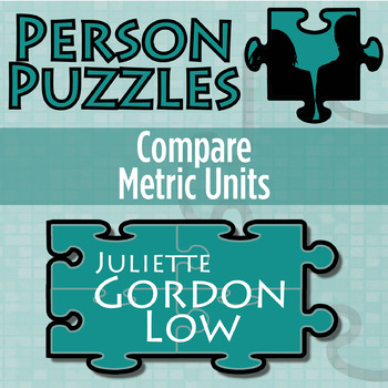 Preview of Comparing Metric Units - Printable & Digital Activity - Juliette Gordon Low
