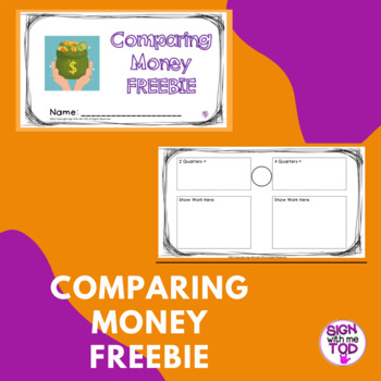 Preview of Comparing Money FREEBIE